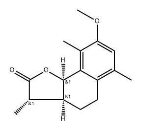 alpha-Desmotroposantonin methylether Struktur