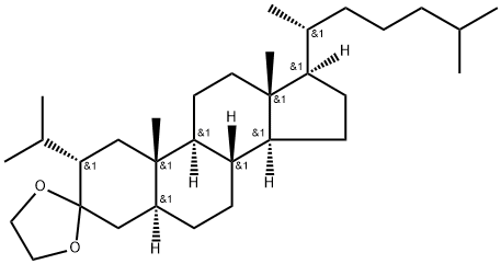 2α-(1-Methylethyl)-5α-cholestan-3-one ethylene acetal|