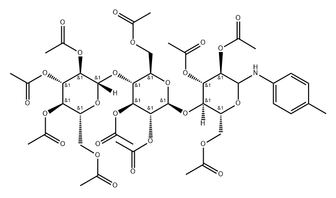 55298-14-1 4-O-[2-O,3-O,6-O-Triacetyl-4-O-(2-O,3-O,4-O,6-O-tetraacetyl-β-D-glucopyranosyl)-β-D-glucopyranosyl]-1-[(4-methylphenyl)amino]-1-deoxy-D-glucopyranose 2,3,6-triacetate