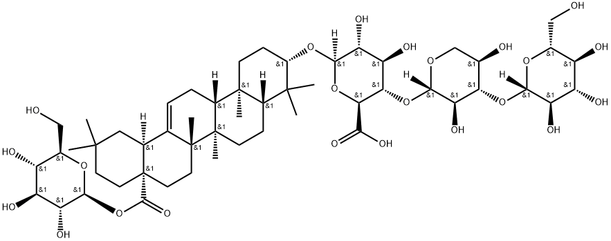 アラロシドC 化学構造式