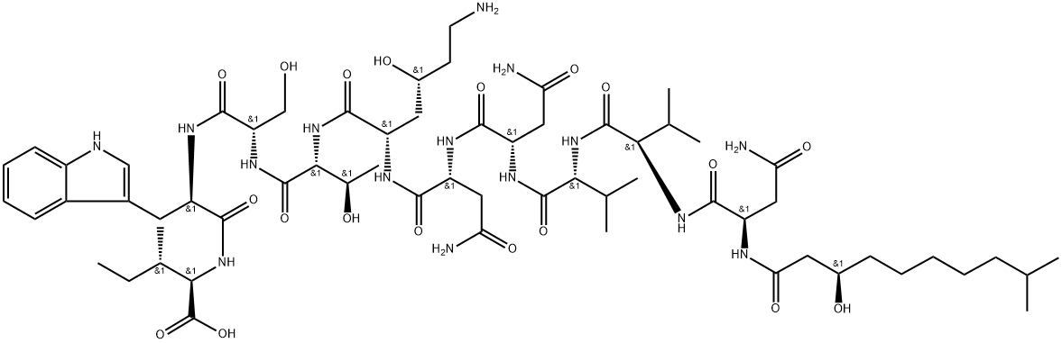 蜡状菌素 A 结构式