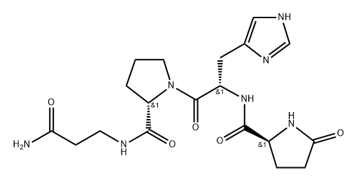 thyrotropin-releasing hormone, linear beta-Ala- Structure