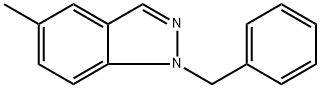 5-Methyl-1-(phenylmethyl)-1H-indazole Structure