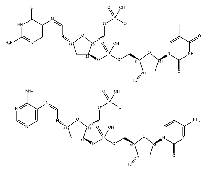 POLY(DEOXYADENYLIC-DEOXYCYTIDYLIC)-POLY(DEOXYGUANYLIC-THYMIDYLIC) ACID SODIUM SALT Structure