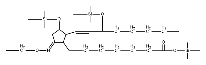 56009-50-8 (9Z,11R,13E,15S)-9-(Ethoxyimino)-11α,15-bis(trimethylsiloxy)prost-13-en-1-oic acid trimethylsilyl ester