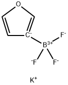 Potassium (furan-3-yl)trifluoroboranuide Struktur