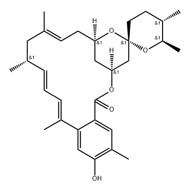 Milbemycin beta3 化学構造式