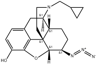 N-cyclopropylmethylnorazidomorphine 结构式