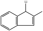 Lithium, (2-methyl-1H-inden-1-yl)- 化学構造式