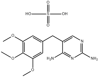 Trimethoprim sulfate Struktur