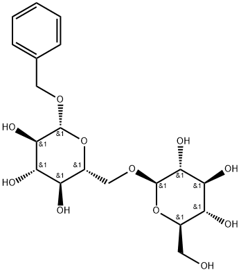 benzyl gentiobioside 化学構造式