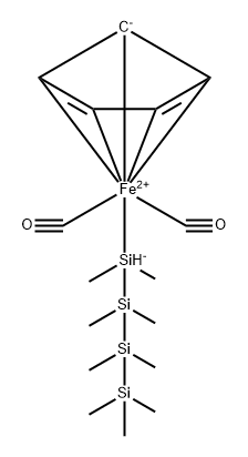 철,디카르보닐(eta5-2,4-cyclopentadien-1-yl)(nonamethyltetrasilanyl)–