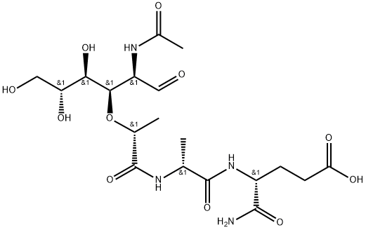 N-ACETYLMURAMYL-D-ALANYL-D-ISOGLUTAMINE) Structure