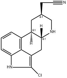 N-desmethyl lergotrile 化学構造式