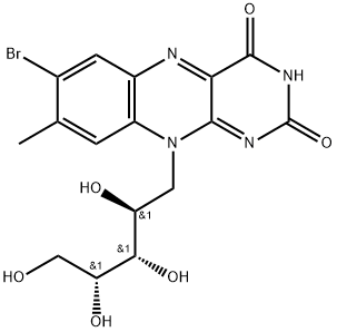 7-bromo-7-demethylriboflavin 结构式