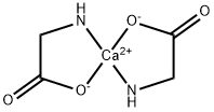 Calcium, bis(glycinato-κN,κO)-, (T-4)- 结构式