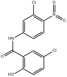 Benzamide, 5-chloro-N-(3-chloro-4-nitrophenyl)-2-hydroxy- Structure