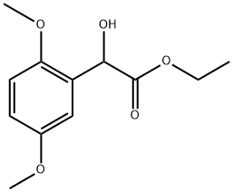 Benzeneacetic acid, α-hydroxy-2,5-dimethoxy-, ethyl ester Structure
