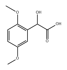 2-(2,5-二甲氧基苯基)-2-羟基乙酸 结构式