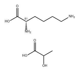 Lysine DL-lactate Struktur