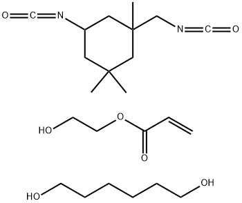 57123-09-8 2-Propenoic acid, 2-hydroxyethyl ester, polymer with 1,6-hexanediol and 5-isocyanato-1-(isocyanatomethyl)-1,3,3-trimethylcyclohexane