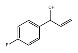 1-(4-氟苯基)丙-2-烯-1-醇, 5724-03-8, 结构式
