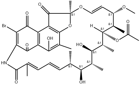 3-BroMorifaMycin S, 57375-25-4, 结构式