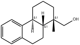 (1S)-1,2,3,4,4aβ,9,10,10aα-Octahydro-1-methylphenanthrene-1β-methanol 结构式