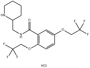 Flecainide hydrochloride 结构式