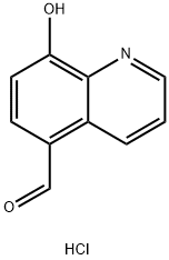 8-Hydroxyquinoline-5-carbaldehyde hydrochloride Struktur