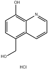 5-(Hydroxymethyl)quinolin-8-ol hydrochloride 化学構造式