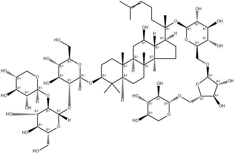 ノトギンセノシドS 化学構造式