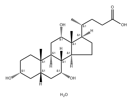 Cholaic acid·hydrate Struktur