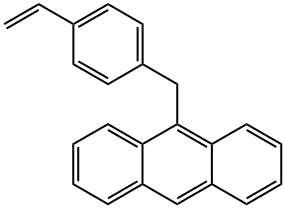9-[(4-乙烯基苯基)甲基]蒽,58085-84-0,结构式