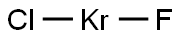 Krypton chloride fluoride (KrClF) (9CI) Structure