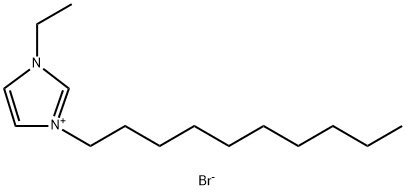 1H-Imidazolium, 3-decyl-1-ethyl-, bromide (1:1) Structure