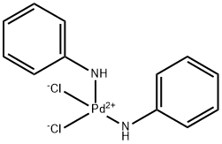 (SP-4-1)-Bis(Benzenamine)Dichloropalladium Structure