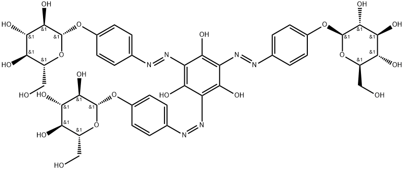 BETA-GLUCOSYL YARIV REAGENT 结构式