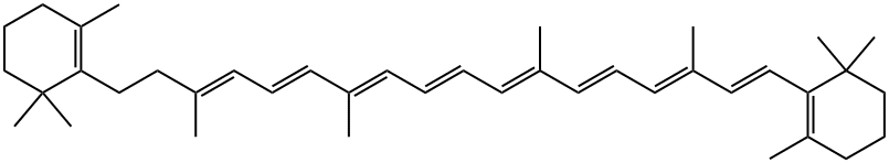 β,β-Carotene, 7,8-dihydro-,58218-99-8,结构式