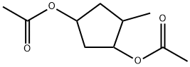 1,3-Cyclopentanediol,4-methyl-,diacetate,(1-alpha-,3-bta-,4-alpha-)-(9CI) Structure