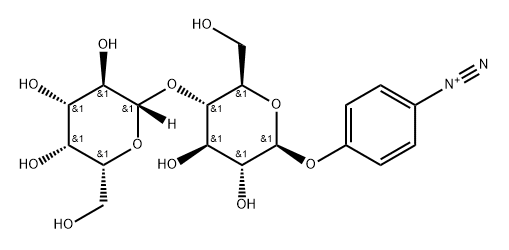 diazoniumphenyl lactoside Structure