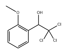 2,2,2-TRICHLORO-1-(2-METHOXYPHENYL)ETHANOL3+8 结构式