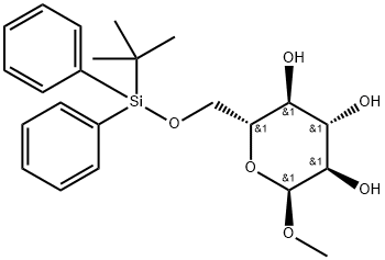 (1R,2S,3S,4R,6)-4-(((叔丁基二苯基甲硅烷基)氧基)甲基)-6-甲氧基环己烷-1,2,3-三醇 结构式