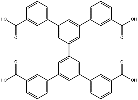 3,3',3'',3'''-(1,1'-biphenyl-3,3',5,5'-tetrayl)tetrakis(benzenecarboxylic acid) Structure