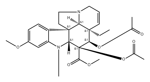 16-O-Acetylvindoline Structure
