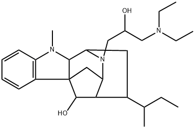 (17R)-α-[(Diethylamino)methyl]-17-hydroxy-4,21-secoajmalan-4-ethanol Structure