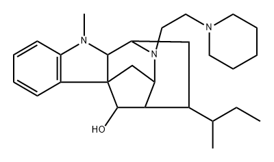 (17R,20α)-4-(2-Piperidinoethyl)-4,21-secoajmalan-17-ol Structure