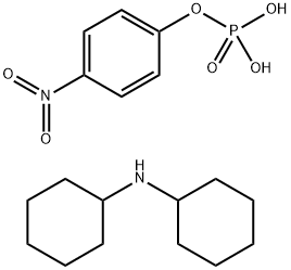 Phosphoric acid, mono(4-nitrophenyl) ester, compd. with N-cyclohexylcyclohexanamine (1:1)|对硝基苯磷酸二环己胺