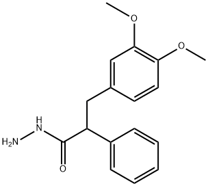 3,4-Dimethoxy-α-phenylhydrocinnamic acid hydrazide,58973-45-8,结构式