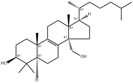 32-hydroxy-24,25-dihydrolanosterol 化学構造式